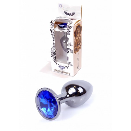 Plug - Jawellery Dark Silver PLUG- Dark Blue