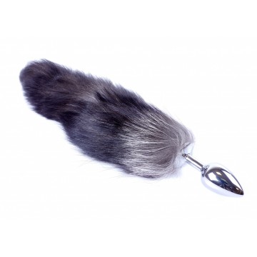 Plug - Fox TAIL- Black XXL