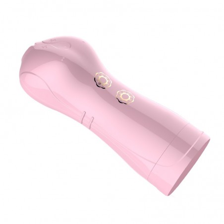 Masturbator-Vibrating and Flashing Masturbation Cup USB 7+7 Function / Talk Mode