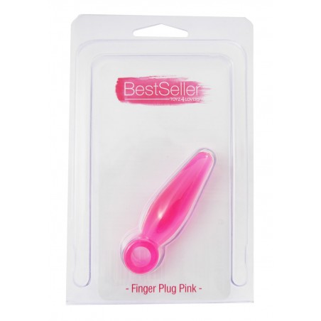 Plug-JAMMY JELLY ANAL FINGER PLUG PINK