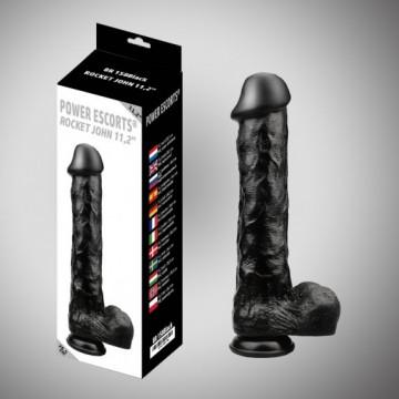 Rocket john black dildo...