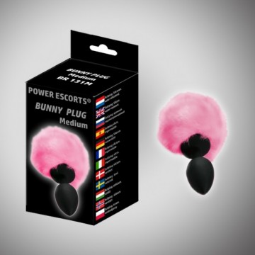 Bunny plug medium black...