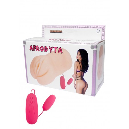 Masturbator-Vagina z wibracją 650g-AFRODYTA