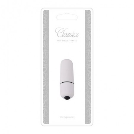 Wibrator-MINI VIBRATORE BULLET CLASSICS WHITE