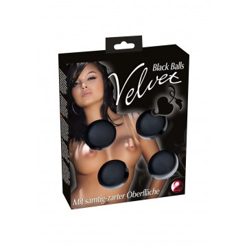 Kulki-Velvet Black Balls
