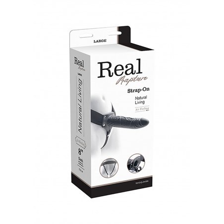 Proteza-FALLO STRAP ON CAVO REAL RAPTURE 8 BLACK