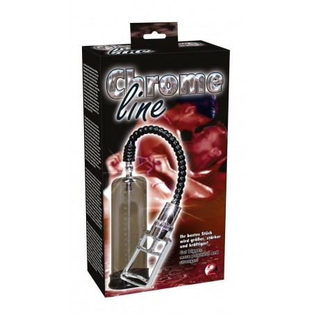 5181070000 Chrome Line Pump-Pompka do penisa chromowana