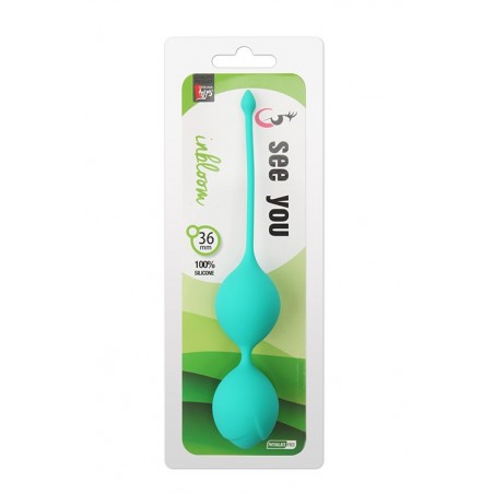 Kulki-SEE YOU IN BLOOM DUO BALLS 36MM GREEN