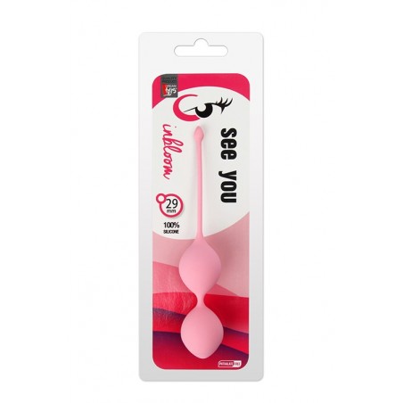 Kulki-SEE YOU IN BLOOM DUO BALLS 29MM PINK