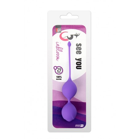 Kulki-SEE YOU IN BLOOM DUO BALLS 29MM PURPLE
