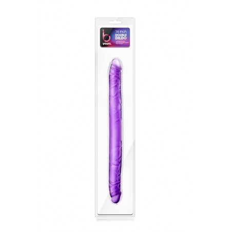 Dildo-B YOURS 16INCH DOUBLE DILDO PURPLE