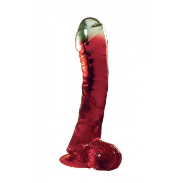 Dildo-LAZY BUTTCOCK 6.5 RED...
