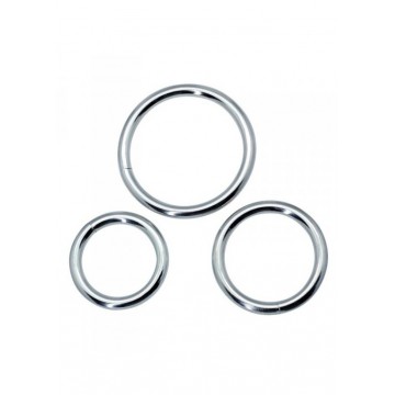 Timeless metal rings (3 pcs)
