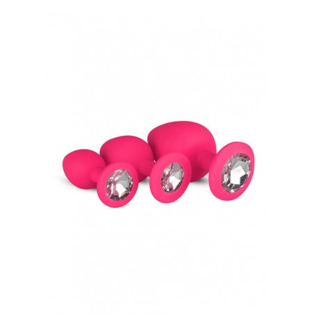Plug-Diamond Plug Set-Pink