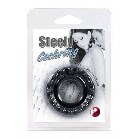 Pierścień-5070320000 Steely Cockring-Wibrator