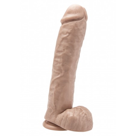 Dildo-COCK 11 INCH W/ BALLS FLESH
