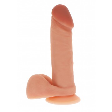Silicone Dildo 8 Inch w Balls