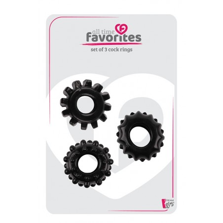 ALL TIME FAVORITES SET OF 3 COCKRINGS