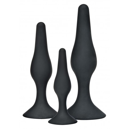 Plug-CURVY COMPANIONS KIT 3 PCS BLACK