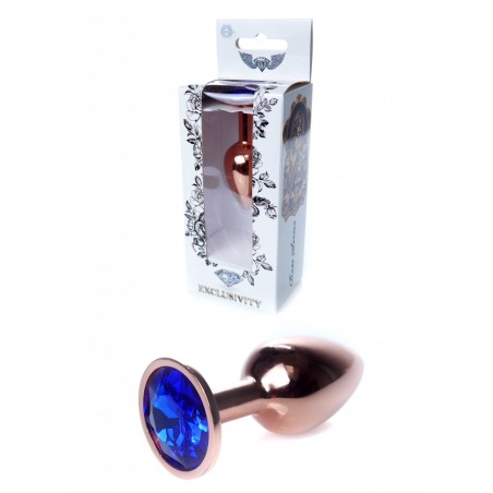 Plug-Jewellery Red Gold PLUG- Dark Blue