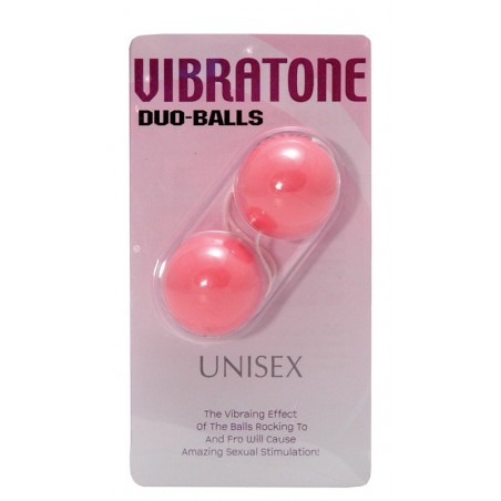 Kulki-VIBRATONE DUO BALLS PINK BLISTERCARD