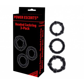 Beaded cockring 3 pack...