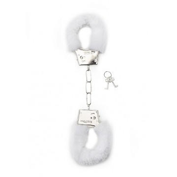 Furry Handcuffs - White