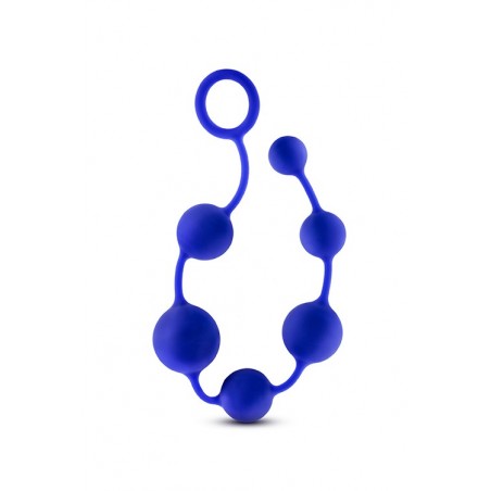 Plug/kulki-PERFORMANCE SILICONE ANAL BEADS INDIGO