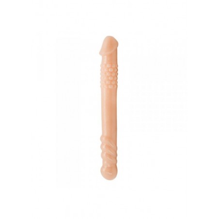 Dildo-PERFECT DOUBLE DONG. PREMIUM TPE MATERIAL.
