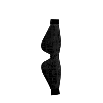 BLAZE BLINDFOLD CROCO BLACK