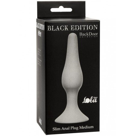 Plug-Slim Anal Plug Medium Grey