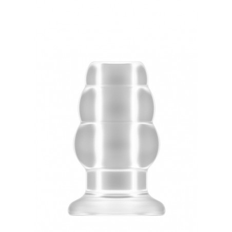 No.49 - Small Hollow Tunnel Butt Plug - 3 Inch - Translucent