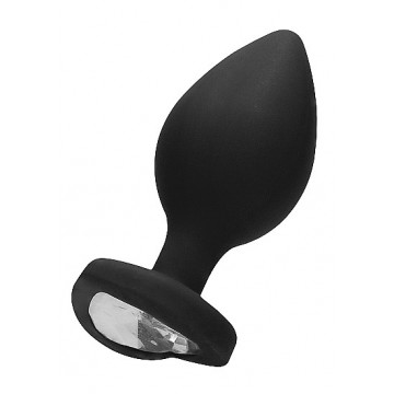 Diamond Heart Butt Plug -...