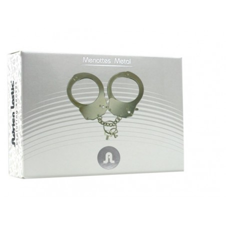 Kajdanki-Śmieszna zabawka-kadank- Metallic Handcuffs