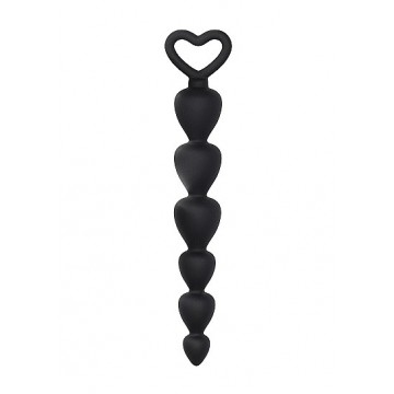 Silicone Anal Beads - Black