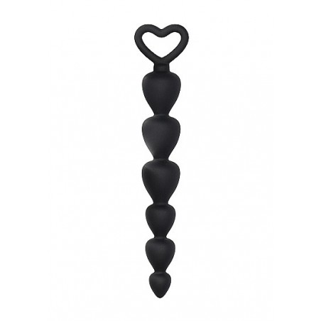 Silicone Anal Beads - Black