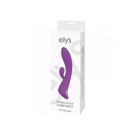Wibrator-VIBRATORE RABBIT ELYS - CHARM MOVE RABBIT PURPLE