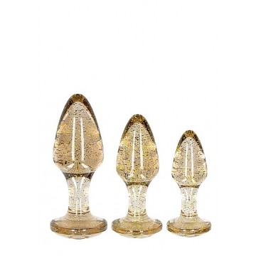 Acrylic Goldchip Butt Plug...