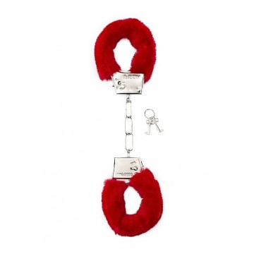 Furry Handcuffs - Red