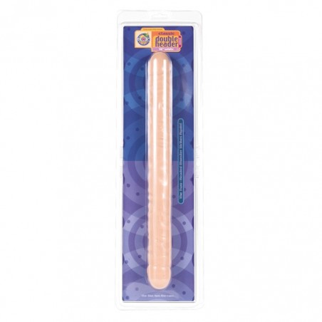 Dildo-VEINED DOUBLE HEADER FLESH 18 INCH