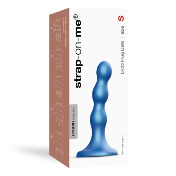 DILDO PLUG BALLS METALLIC...