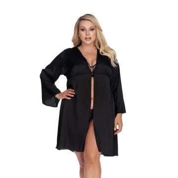 LAURA black robe L+ (czarny...
